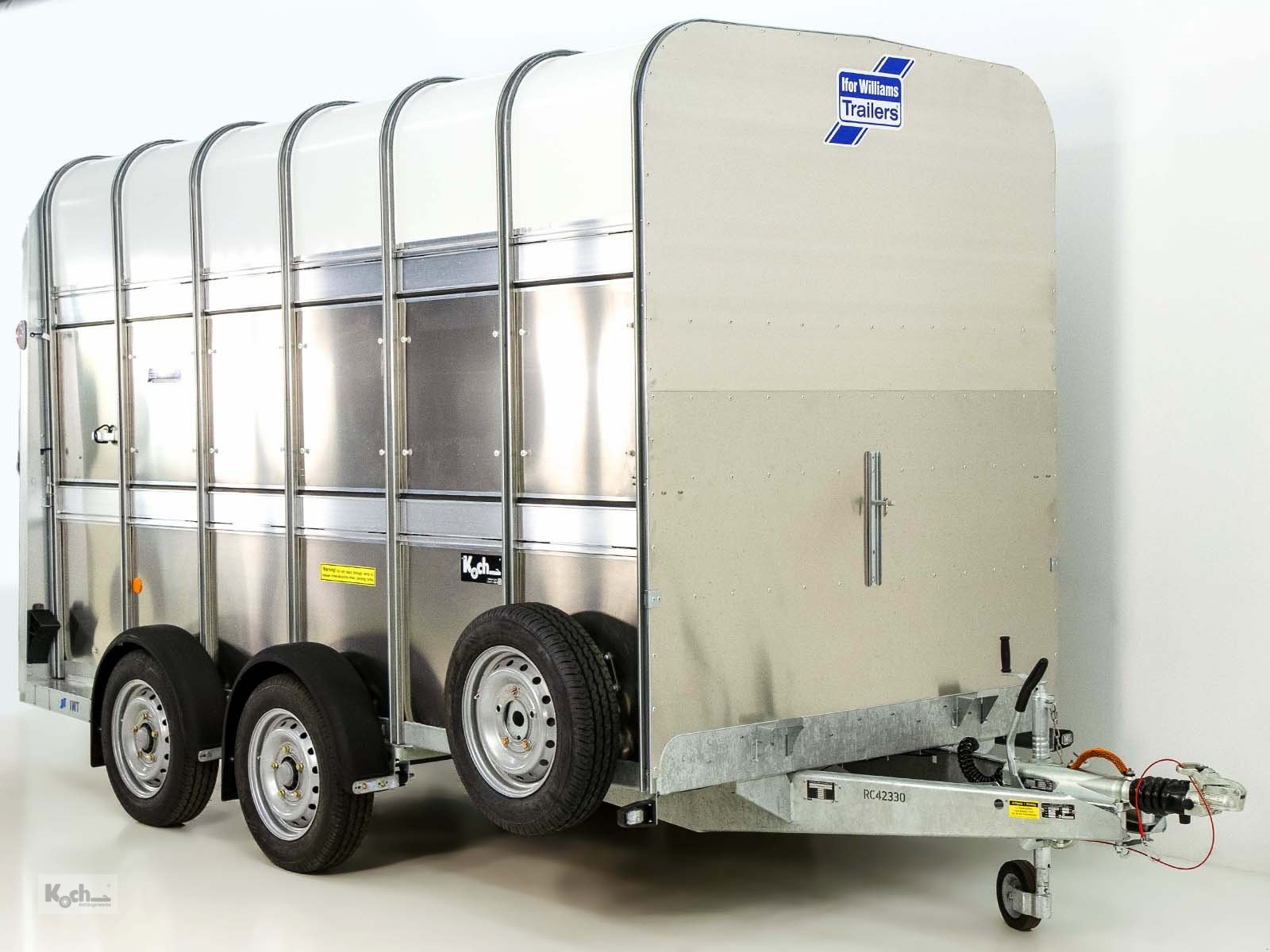 Anhänger typu Ifor Williams Viehanhänger TA510 12x7 178x372 Höhe:213 3,5t|Doppelstock (Vi11651846Iw), Neumaschine v Winsen (Luhe) (Obrázek 2)